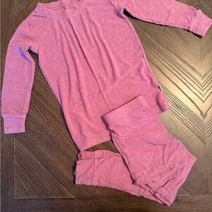 Little Sleepies ribbed two piece pajamas